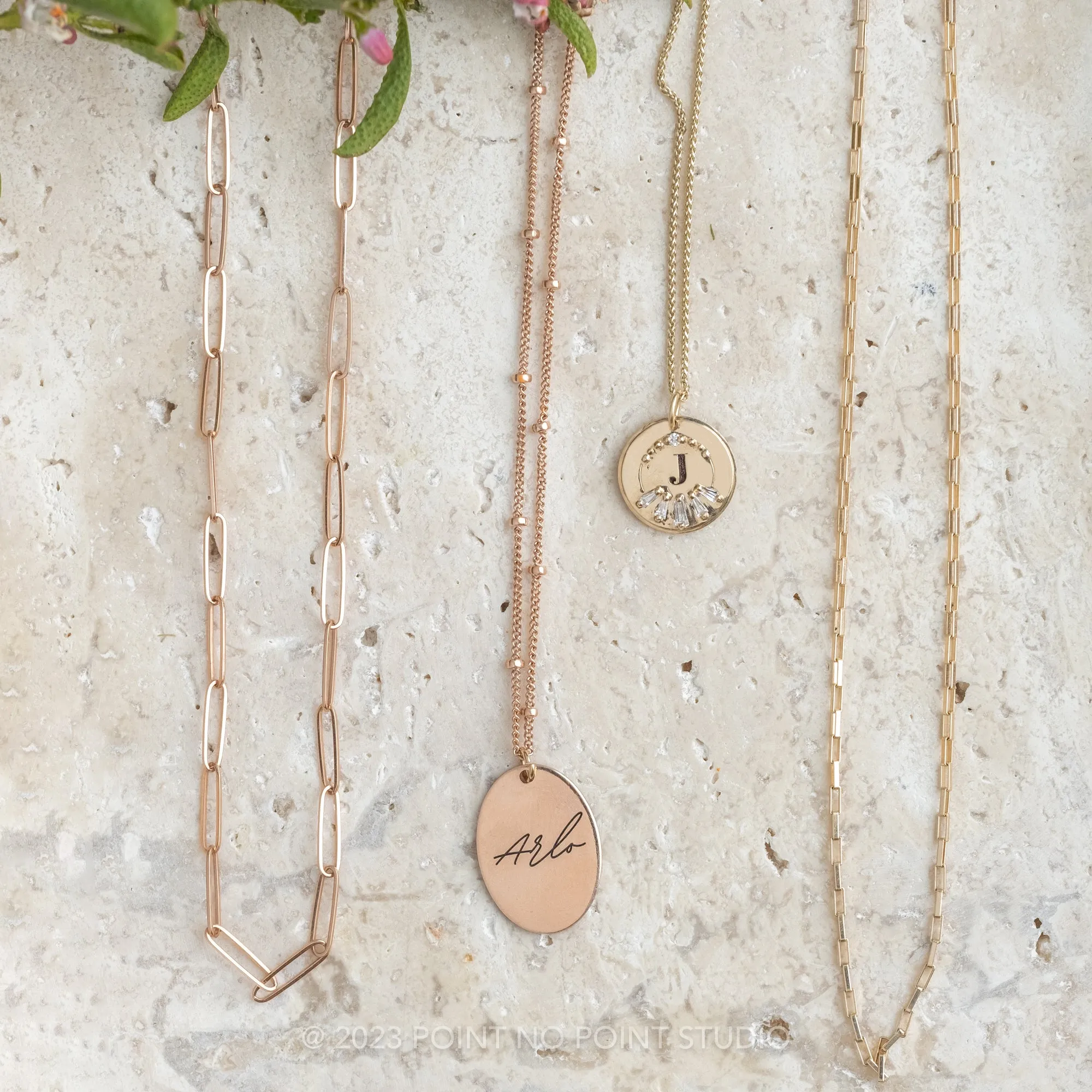 1.2mm Elongated Box, 18" Chain Necklace, 14k Yellow Gold