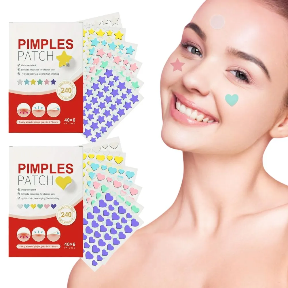 240 Pcs Cute Colorful Pimple Patches