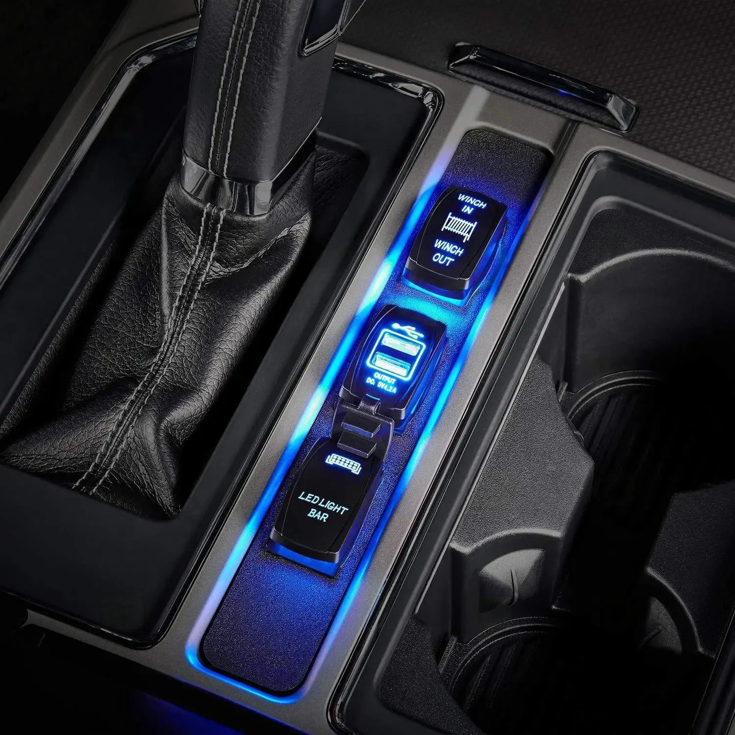 5V 4.2A Rocker Switch Style Dual USB Charger