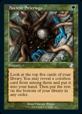 Ancient Stirrings #355 Time Spiral Remastered Retro Frame Single