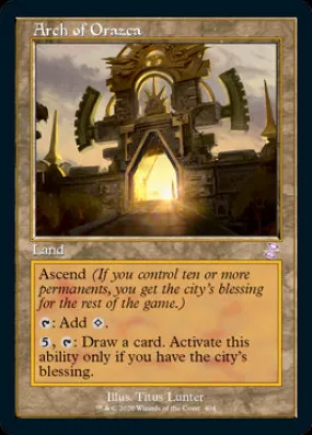Arch of Orazca #404 Time Spiral Remastered Retro Frame Single