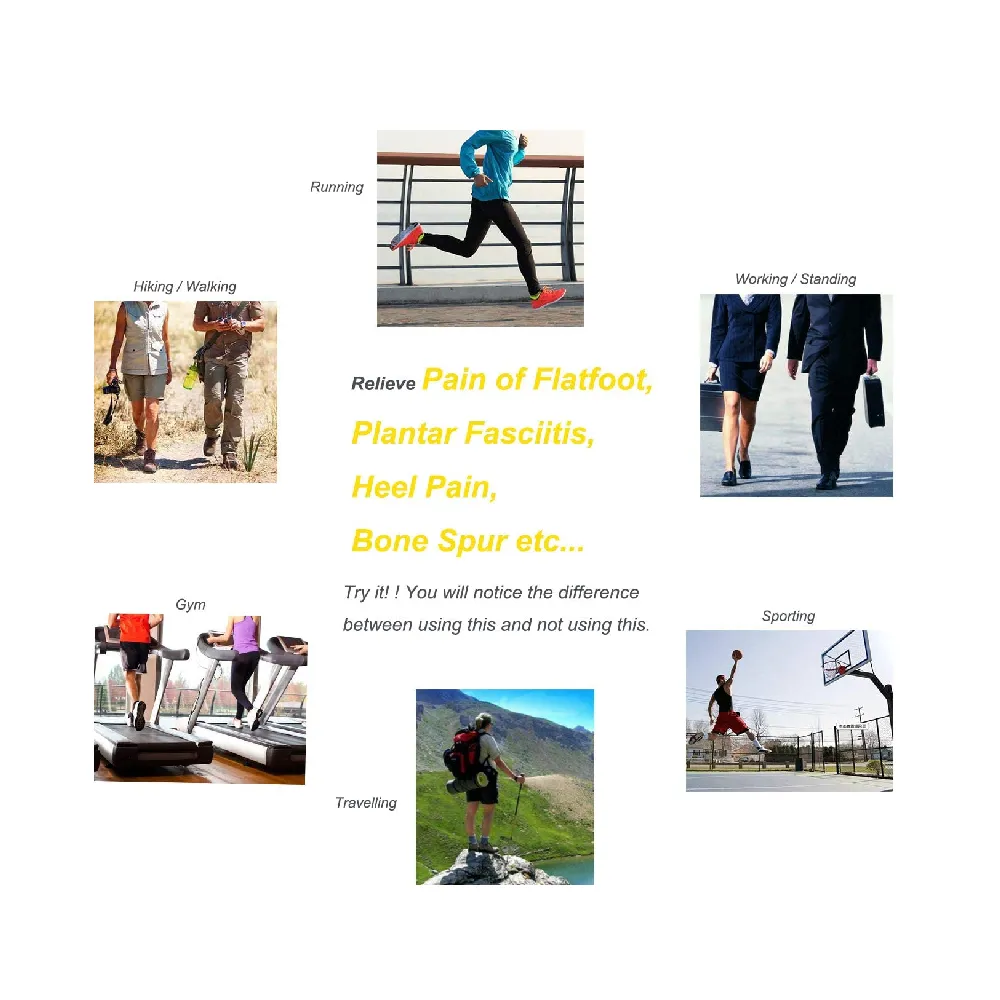 Basmile Shoe Insoles | Orthotic Insoles | Memory Foam Insoles Providing Great Shock
