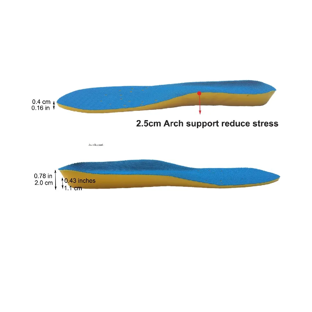 Basmile Shoe Insoles | Orthotic Insoles | Memory Foam Insoles Providing Great Shock
