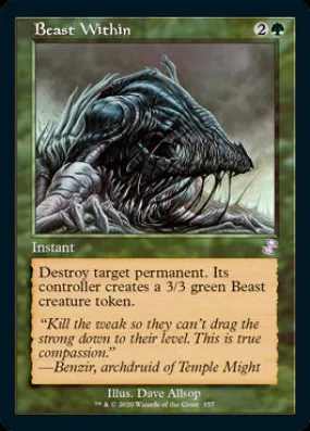 Beast Within #357 Time Spiral Remastered Retro Frame Single