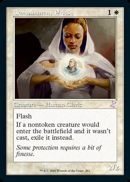 Containment Priest #292 Time Spiral Remastered Retro Frame Single