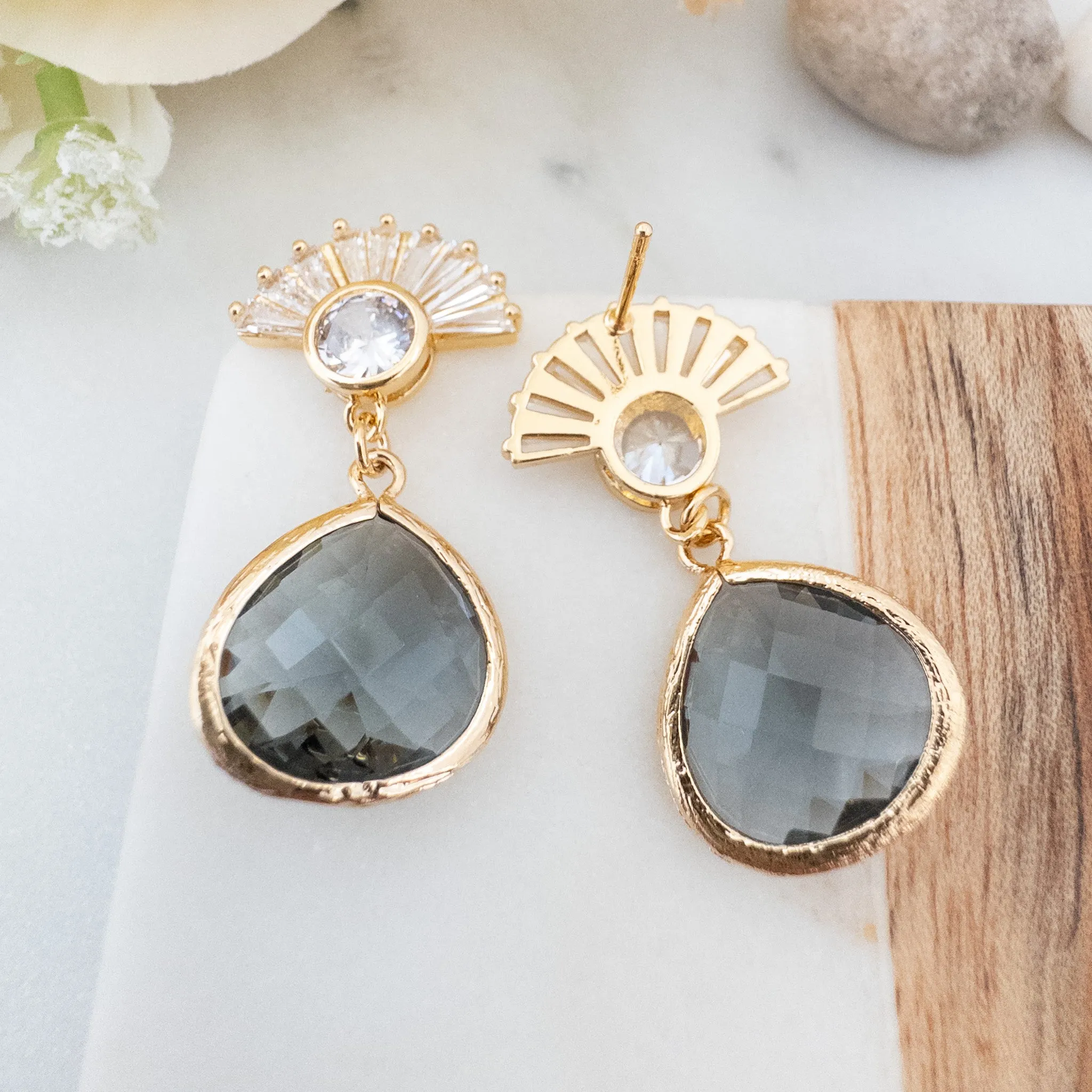 Grey Esme Earrings
