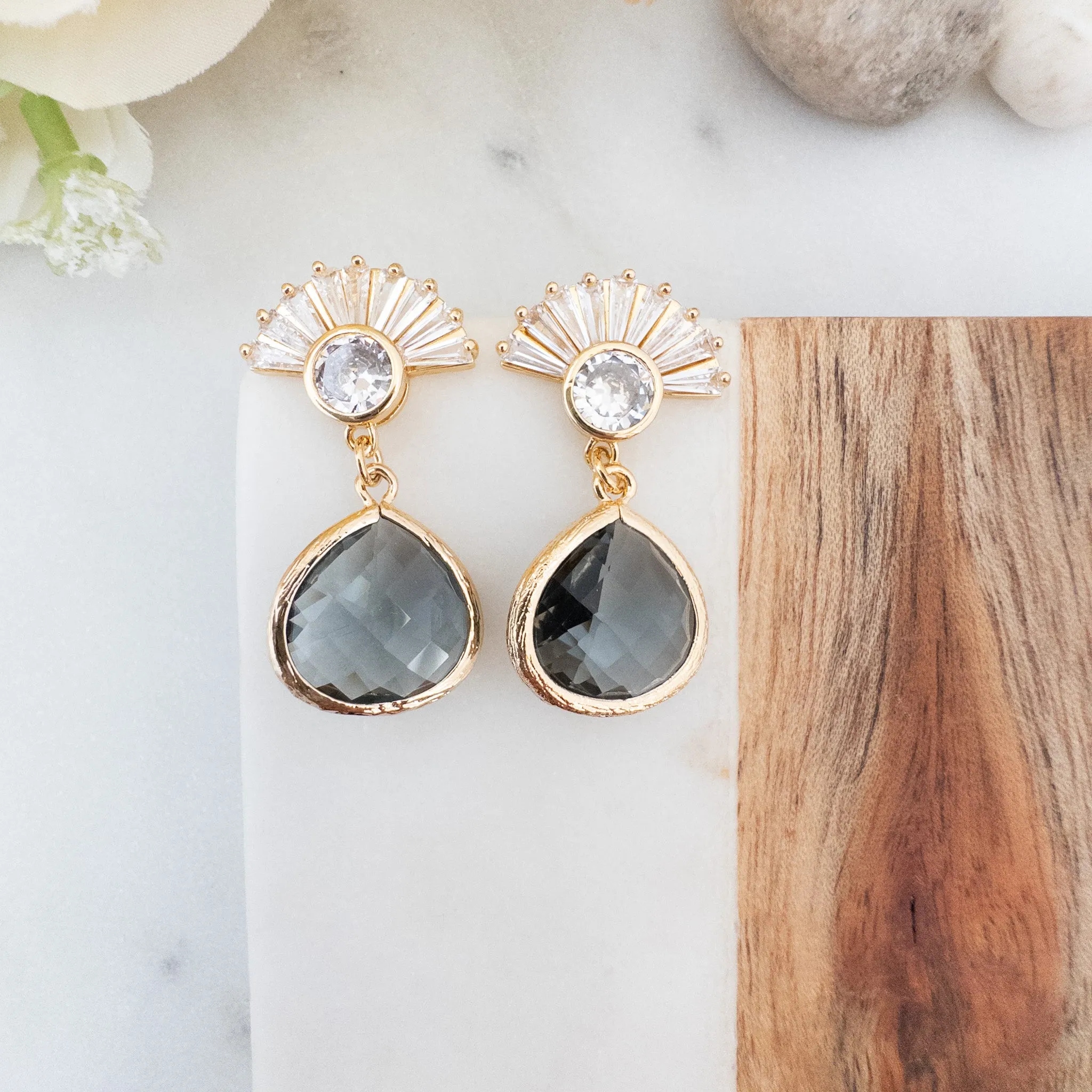 Grey Esme Earrings
