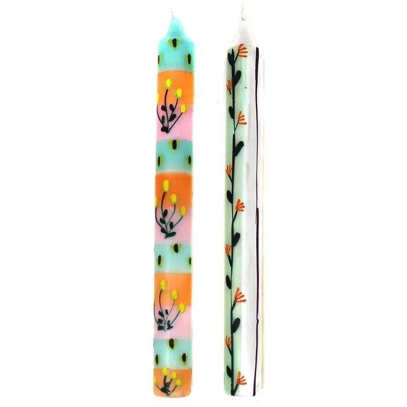 Imbali Hand-Painted Candle Set