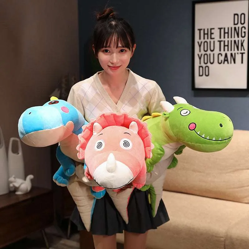 Kawaii Colorful Dinosaur Plushies