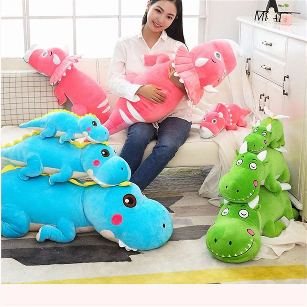 Kawaii Colorful Dinosaur Plushies