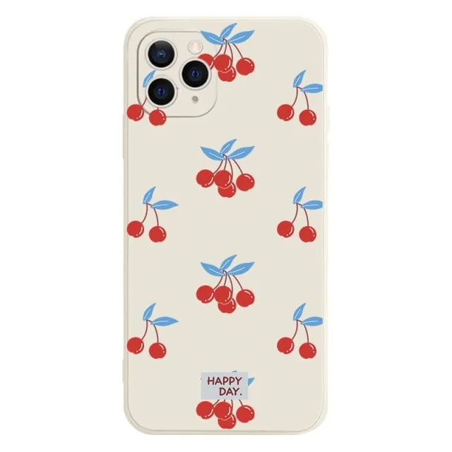 kawaii Sweet Cherry art iPhone Case