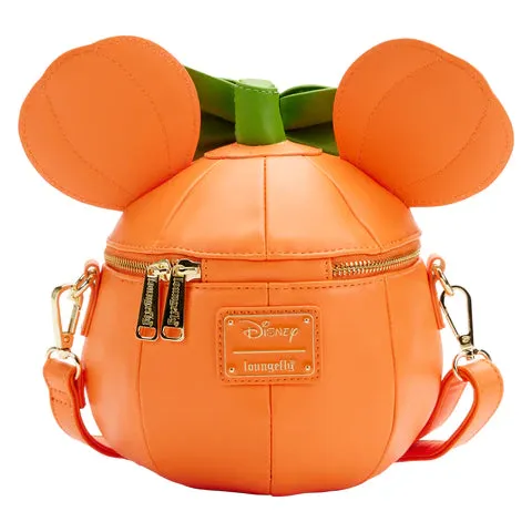 LF Disney Glow Face Pumpkin Minnie Figural CrossBody Bag