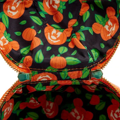 LF Disney Glow Face Pumpkin Minnie Figural CrossBody Bag