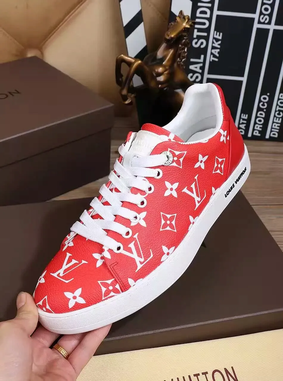 Louis Vuitton Custom SP Red Sneaker