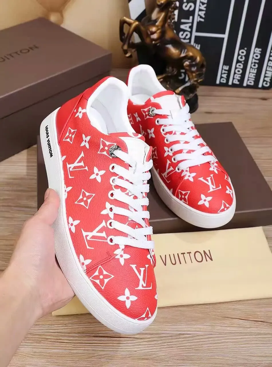 Louis Vuitton Custom SP Red Sneaker