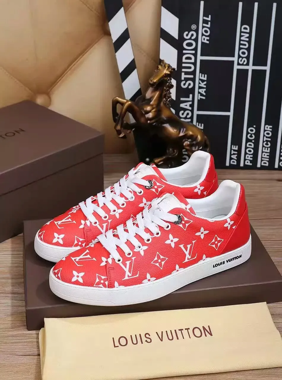 Louis Vuitton Custom SP Red Sneaker