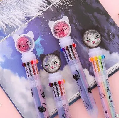 Multi-color Kitty Kawaii Pen 1PC