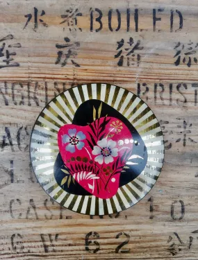 Vintage art deco tin